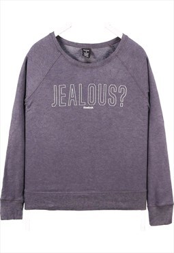 Reebok 90's Jealous Crewneck Sweatshirt Medium Grey