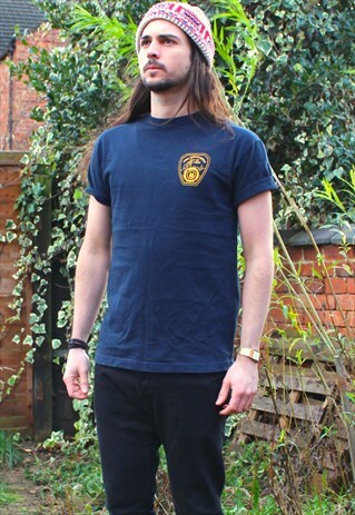 VINTAGE FIRE DEPARTMENT NEW YORK CITY T-SHIRT - MEDIUM - NY