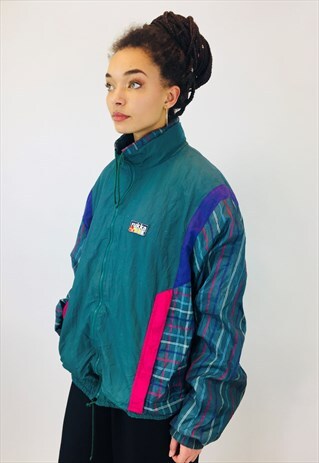 VINTAGE FESTIVAL RUKA 80S RAVE WINDBREAKER JACKET