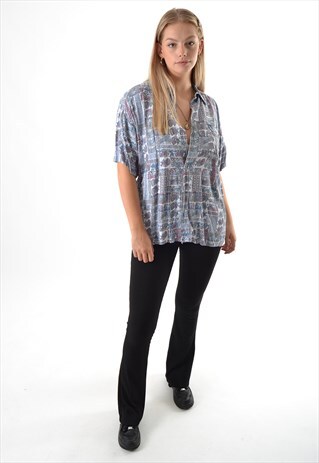 VINTAGE PATTERN SHIRT GSS1418