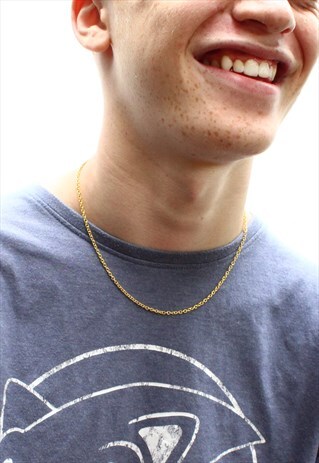 MINIMALIST GOLD CHAIN FOR MEN OR WOMEN