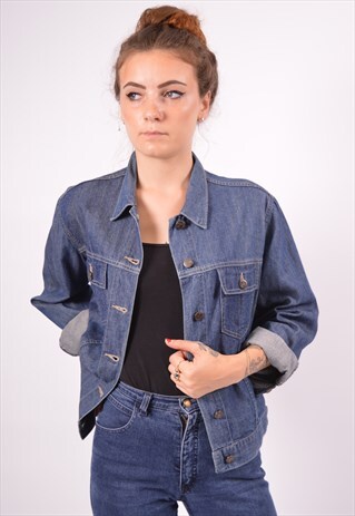 VINTAGE DOLCE & GABBANA DENIM OVERJACKET BLUE