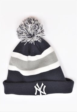 Vintage 90's New York Yankees Beanie Hat Stripes Multi