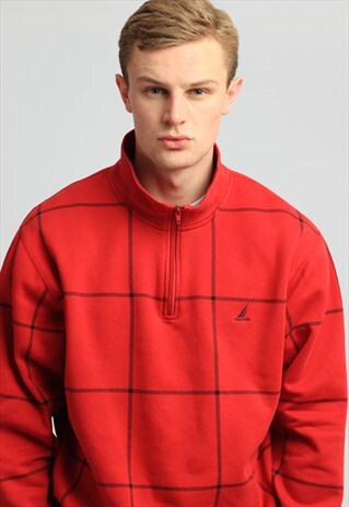 VINTAGE NAUTICA 1/4 ZIP SWEATSHIRT