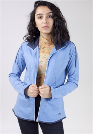 VINTAGE ASICS 90'S BLUE SPORTS JACKET