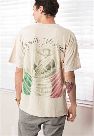 VINTAGE MEXICO T-SHIRT 90S XL 8
