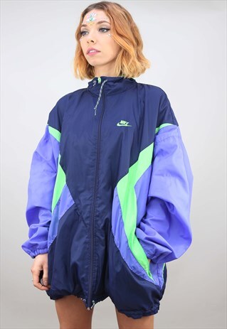 VINTAGE OVERSIZED NIKE FESTIVAL SHELL WINDBREAKER JACKET