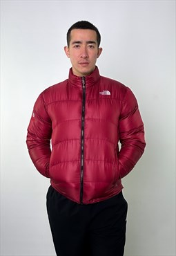 Red 90s The North Face Summit Series Puffer Jacket Coat