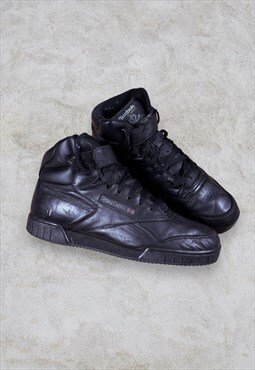 Black Reebok Classics Trainers Hi Top UK 9