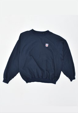 Vintage 90's NFL Pullover Jacket Navy Blue