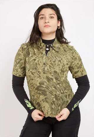 VINTAGE GREEN KASPER SHIRT