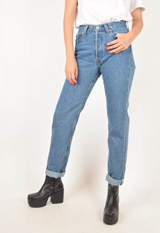 VINTAGE LEVI'S 501 JEANS W29 L32 MADE IN USA (2913)