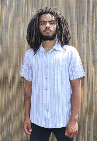 VINTAGE FESTIVAL LINEN SHIRT