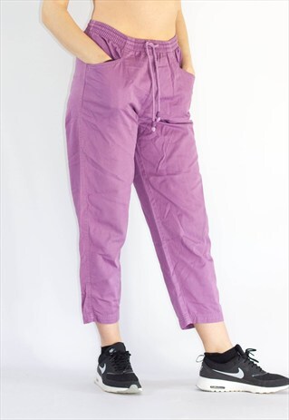 VINTAGE HIGH WAIST ANKLE GRAZER TROUSERS
