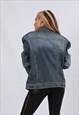 VINTAGE Y2K ESPRIT DENIM JACKET OVERSIZED SLIM 14 L (C5AA)