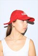 VINTAGE 00S FLY EMIRATES DAD CAP IN RED