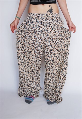 VINTAGE LOUD PRINT FESTIVAL TROUSERS