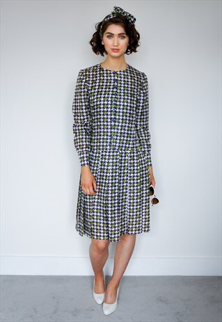 VINTAGE CHECKED DRESS
