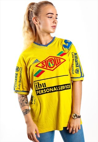 VINTAGE ADIDAS JERSEY T-SHIRT T261