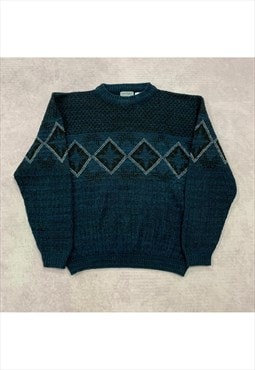 Vintage Knitted Jumper Men's L