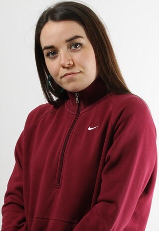 nike jumper with red tick