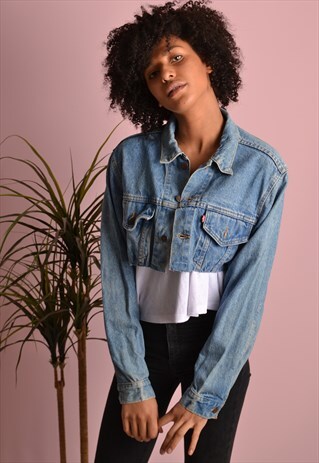 LEVI'S CROPPED DENIM JACKET GDF1253