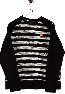 Vintage Nike  Sweatshirt Logo Black/White/Striped