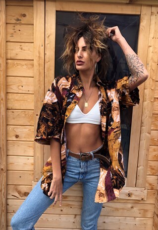 OVERSIZED RETRO 90S 80S VINTAGE UNISEX FESTIVAL SHIRT