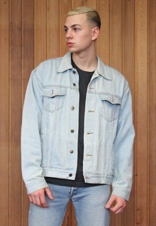 VINTAGE 1980S LIGHT BLUE DENIM JACKET