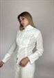 VINTAGE 00S RUFFLED REGENCY SHIRT