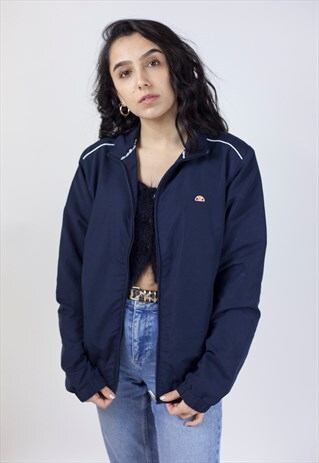 VINTAGE ELLESSE 90'S NAVY SPORTS JACKET