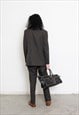 VINTAGE 90S TWO-PIECE SET SUIT BROWN