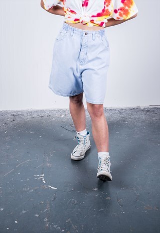 LEE VINTAGE 1990S BLUE DENIM SHORTS