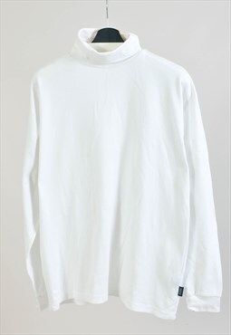 Vintage 90s turtle neck top in white