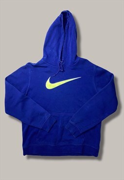 blue large nike hoodie jumper 