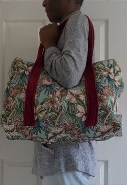 Flamingo Tapestry Weekend Bag