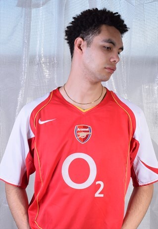 VINTAGE NIKE RED ARSENAL 2004/05 HOME SHIRT