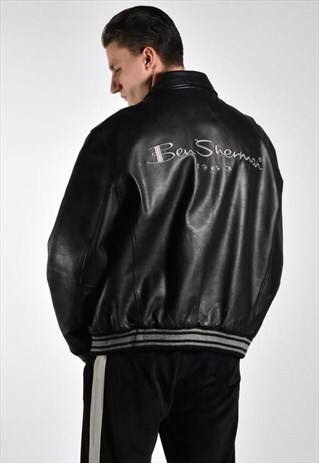 VINTAGE 1990S BEN SHERMAN LEATHER JACKET