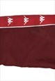 KAPPA 90'S RETRO HEAVYWEIGHT ZIP UP PUFFER JACKET LARGE BURG