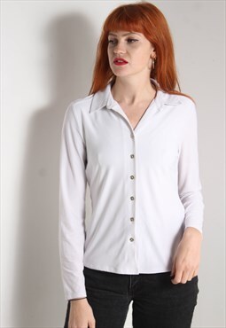 Vintage Tommy Hilfiger Fitted Smart Shirt White