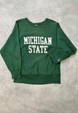 Vintage Champion Reverse Weave Michigan State Sweatshirt 