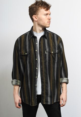 VINTAGE CORDUROY CORD SHIRT