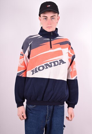 MENS VINTAGE SWEATSHIRT JUMPER LARGE MULTI 90'S