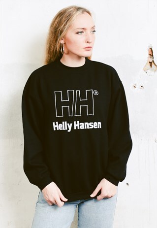 VINTAGE 90S HELLY HANSEN LOGO SWEATSHIRT