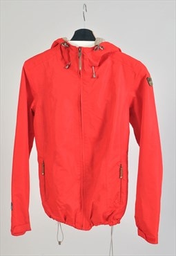 Vintage 00s windbreaker jacket in red