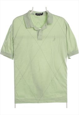 Vintage 90's Nautica Polo Shirt Short Sleeve Button Up