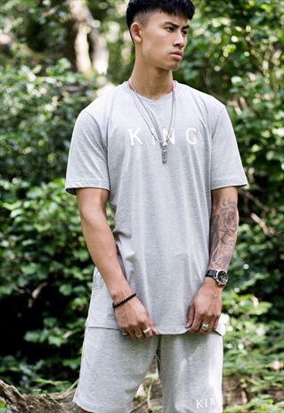 STEPNEY T-SHIRT - STONE GREY