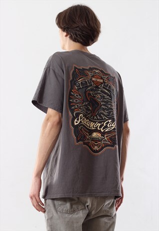 VINTAGE HARLEY DAVIDSON SCREAMIN' EAGLE GRAPHIC TEE T SHIRT