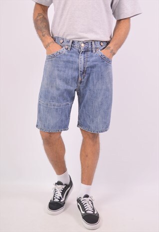 VINTAGE LEVI'S DENIM SHORTS BLUE