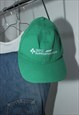 VINTAGE 1990S Y2K GREEN BASEBALL CAP